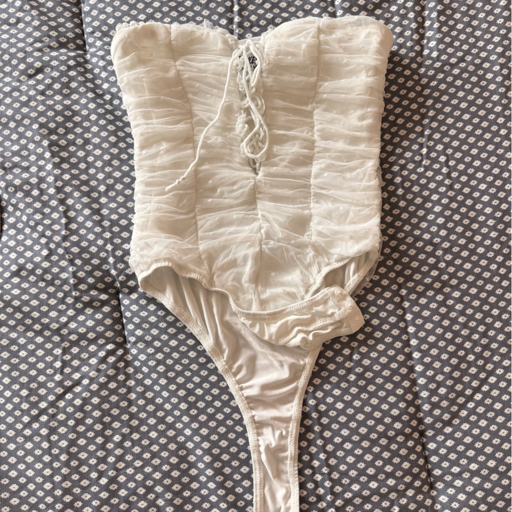Princess Polly Cream Bodysuit